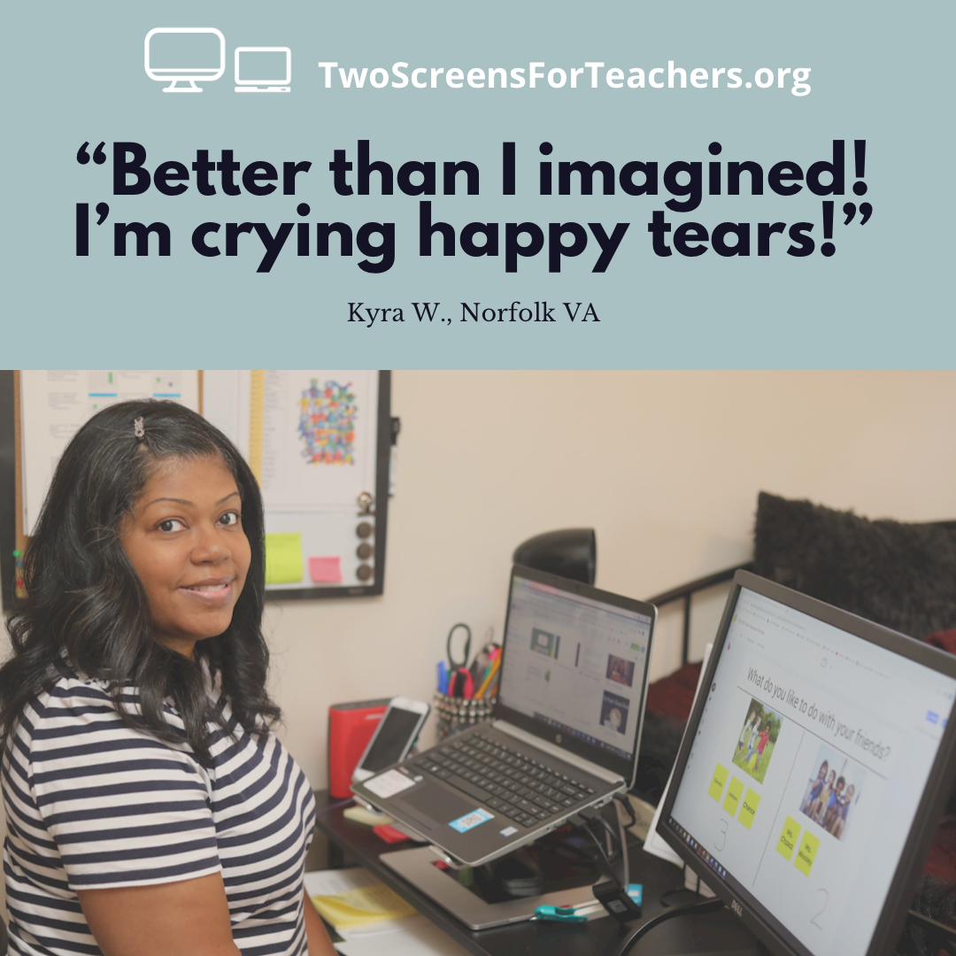 Announcing $2 Million in Total Funding, Purchasing 20,000 Monitors for Teachers